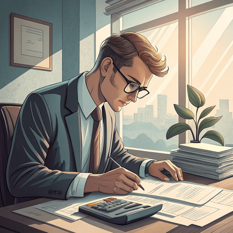 accountant-checking-reports